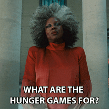 What Are The Hunger Games For Dr Volumnia Gaul GIF - What Are The Hunger Games For Dr Volumnia Gaul The Hunger Games The Ballad Of The Songbirds And Snakes GIFs