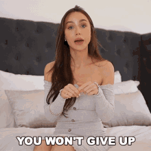 You Wont Give Up Coco Lili GIF - You Wont Give Up Coco Lili Dont Give Up GIFs