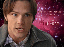 Tuesday In That Moment GIF - Tuesday In That Moment Jared Padalecki GIFs