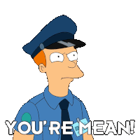 You'Re Mean Fry Sticker - You'Re Mean Fry Billy West Stickers