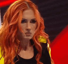 Becky Lynch Stare Off GIF - Becky Lynch Stare Off Mad GIFs