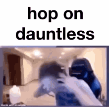 Dauntless Hop On GIF