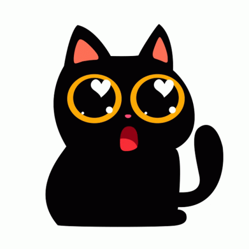 Love Cat GIF - Love Cat Black Cat GIFs
