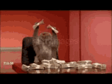 Baboon Meeting GIF - Baboon Meeting Money GIFs