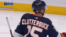 New York Islanders Cal Clutterbuck GIF - New York Islanders Cal Clutterbuck Isles GIFs