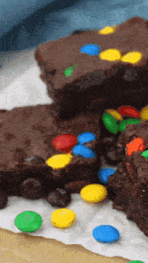 M And M Brownies Dessert GIF - M And M Brownies Brownies Dessert GIFs