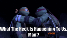 Tmnt Raphael GIF - Tmnt Raphael What The Heck Is Happening To Us Man GIFs