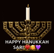 Happy Hanukkah Judaism GIF - Happy Hanukkah Judaism 1st Day GIFs