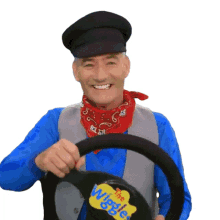 driving anthony field the wiggles turning to the side