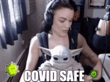 Covid Safe Covid GIF - Covid Safe Covid Baby Yoda GIFs