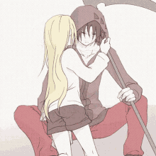 angels of death kiss cuddle