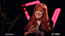 Delighted Wynonna Judd GIF - Delighted Wynonna Judd The Voice GIFs