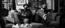 Kicking Back On The Couch With The Homie GIF - Talib Kweli Yasiin Bey Couch GIFs