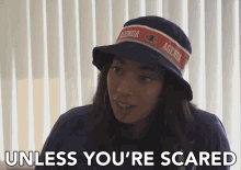Unless Youre Scared Kassandra Lee GIF - Unless Youre Scared Kassandra Lee Afraid GIFs