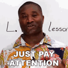 Just Pay Attention James GIF - Just Pay Attention James Engvid GIFs