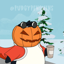 Halloween Pumpkin GIF - Halloween Pumpkin Penguin GIFs