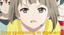 Stop Spamming Kasumin GIF - Stop Spamming Kasumin Kasumi Nakasu GIFs