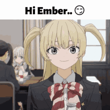 Hi Ember Anime GIF - Hi Ember Anime Girl GIFs