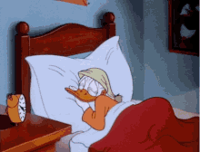 Good Morning Donald Duck GIF - Good Morning Donald Duck Alarm Clock GIFs
