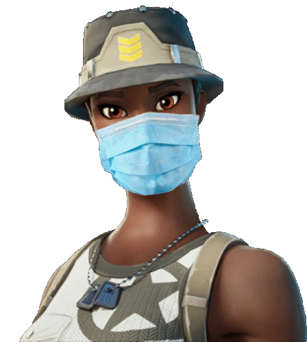 Recon Expert Face Mask Sticker - Recon Expert Face Mask Fortnite Stickers