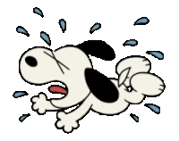 Snoopy Cry Sticker - Snoopy Cry Stickers