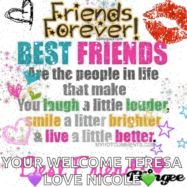 FRIENDS FOREVER Animated Picture Codes and Downloads #124755511