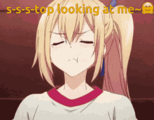 Shy Stop Looking GIF - Shy Stop Looking Anime GIFs