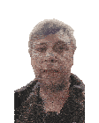 a man 's face is shown with the letter tr above him