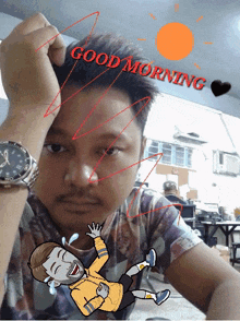 Good Morning Ian Goodmorning Bleeh GIF - Good Morning Ian Goodmorning Bleeh Good Morning Dila GIFs