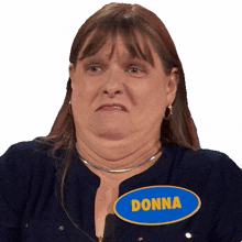 shaking my head donna family feud canada no nope