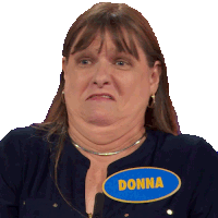Shaking My Head Donna Sticker - Shaking My Head Donna Family Feud Canada Stickers