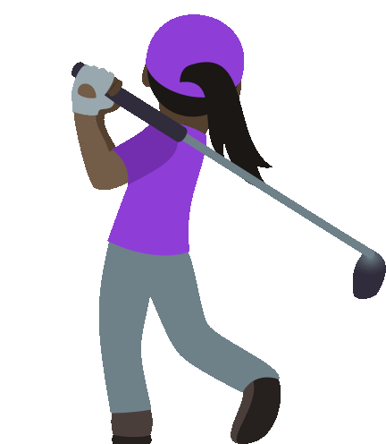 Golfing Joypixels Sticker - Golfing Joypixels Lets Play Golf Stickers