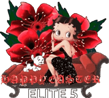 Betty Boop Happy Easter GIF