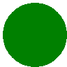 Green Circle Circle Sticker