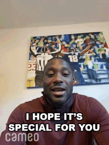 I Hope Its Special For You Jaron Brown GIF - I Hope Its Special For You Jaron Brown Cameo GIFs