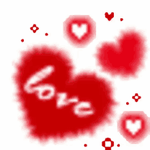 a heart with the word love written on it