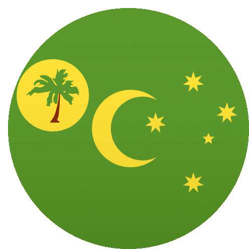 Cocos Keeling Islands Flags Sticker - Cocos Keeling Islands Flags Joypixels Stickers