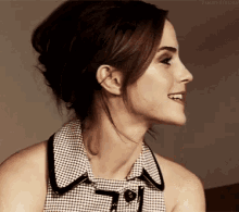 Emma Watson Smile GIF - Emma Watson Smile Interview GIFs