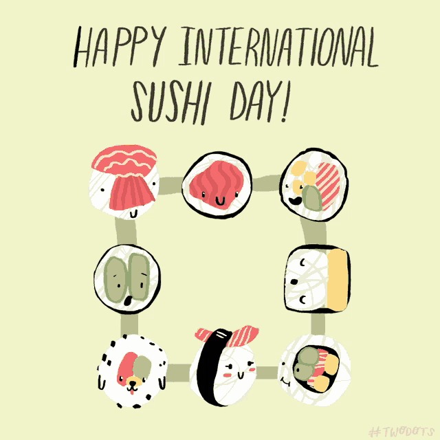 Happy #InternationalSushiDay! Looking for a way to work on your