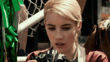 Look At This Emma Roberts GIF - Look At This Emma Roberts Miles Heizer GIFs