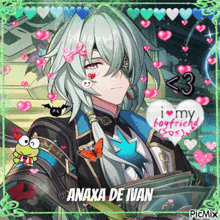 a picture of a boy with the name anaxa de ivan on the bottom