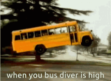 school bus high