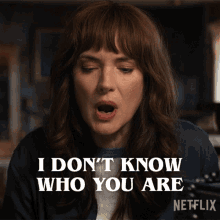 i dont know who you are joyce byers winona ryder stranger things i dont know your name