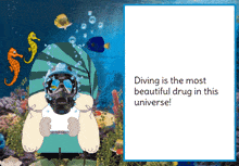 Gnome Diving Into The Deep GIF - Gnome Diving Into The Deep Scuba Diving GIFs