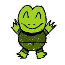 jared d weiss frog dog log cartoon scribble doodle