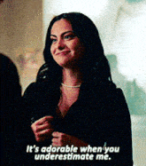 Riverdale Veronica Lodge GIF - Riverdale Veronica Lodge Its Adorable When You Underestimate Me GIFs