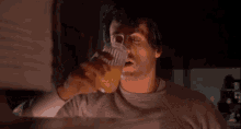 Protein Drink - Rocky GIF - Rocky Sylvester Stallone Eggs GIFs