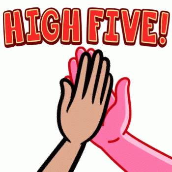 High Five Lignon GIF - High Five Lignon Lou - Discover & Share GIFs