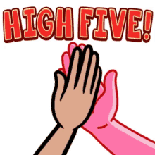 High Five Lignon GIF - High Five Lignon Lou GIFs