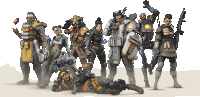 Apex Legends Gaming Sticker - Apex Legends Gaming Characters Stickers